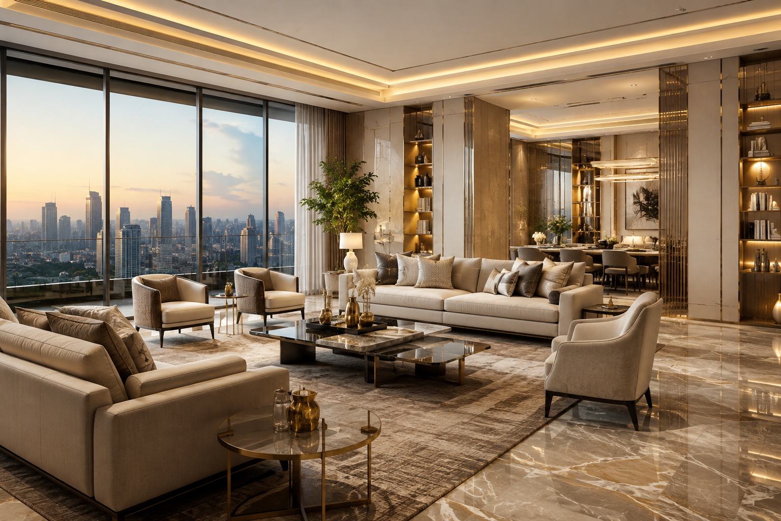 Elan JW Marriott Residences luxury residence interior